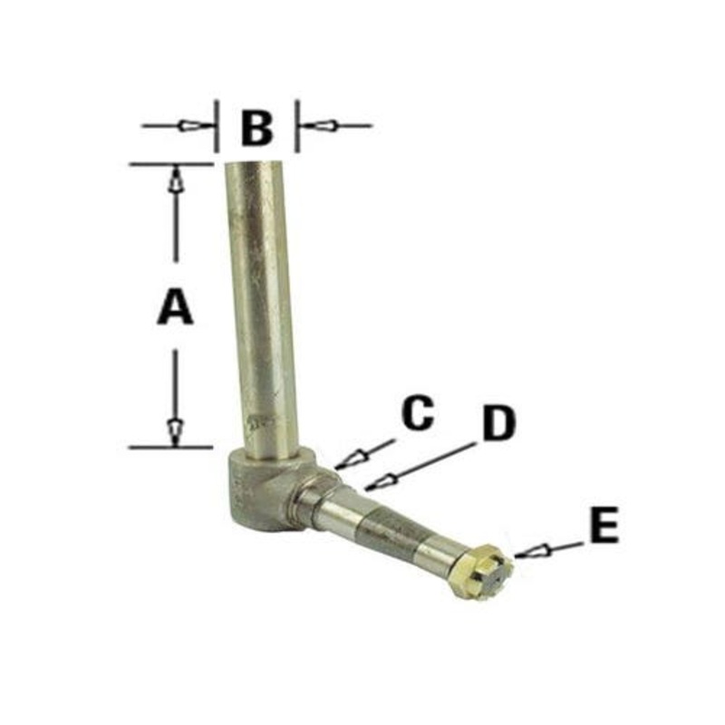 Spindle RH fits Hinomoto E23 E25 2703-1240-00