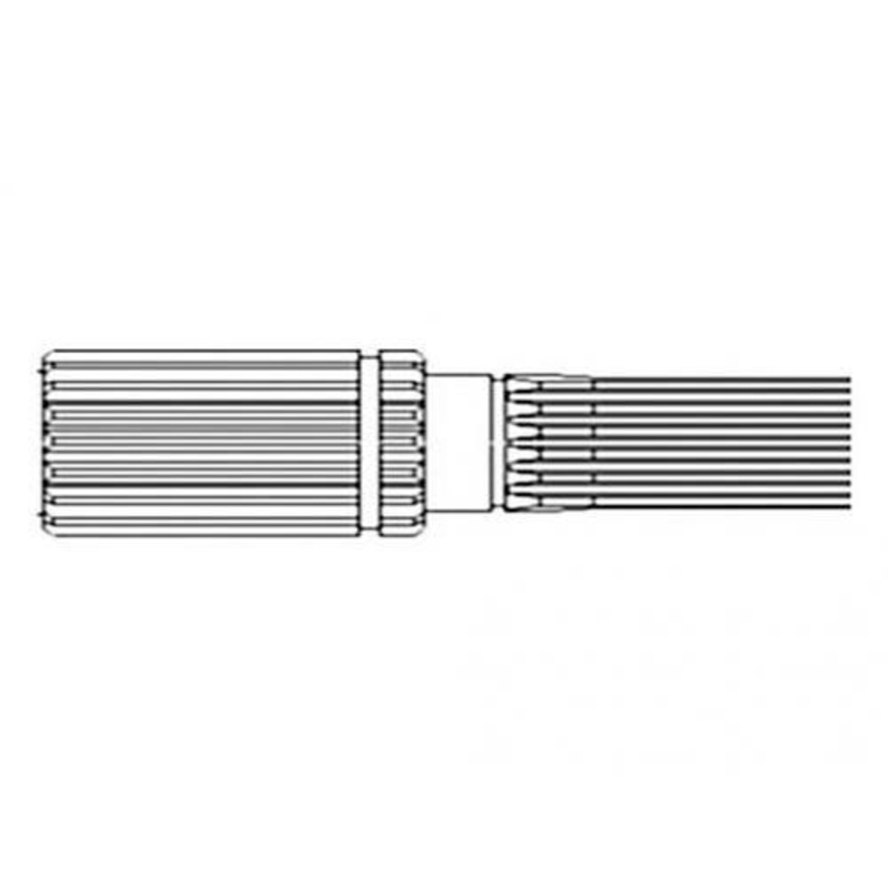 Sun Gear Shaft fits International 238 248 258 268 81435C1 fits Case IH 485 585 595 685 695 743XL 745XL 785 795 844XL 845 856XL 885 895 995 81435C1