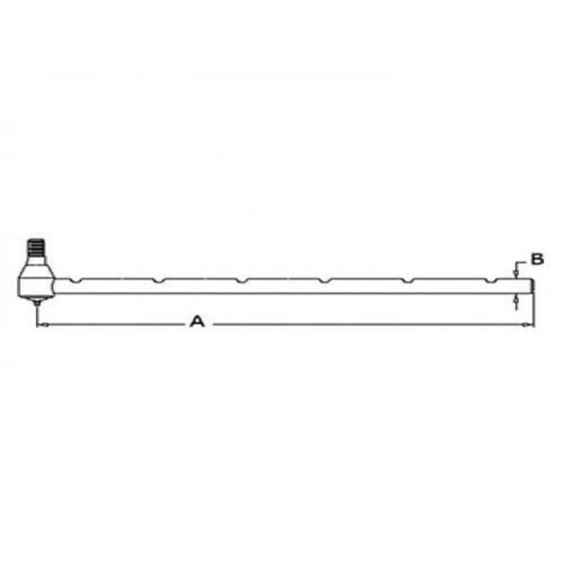 Tie Rod fits FIAT 55-46 55-66 60-56 60-66 60-90 65-46 65-56 65-90 70-56 70-66 70-90 72-94 80-66 80-90 82-94 85-90 88-94 90-90 100-90 110-90 5109530
