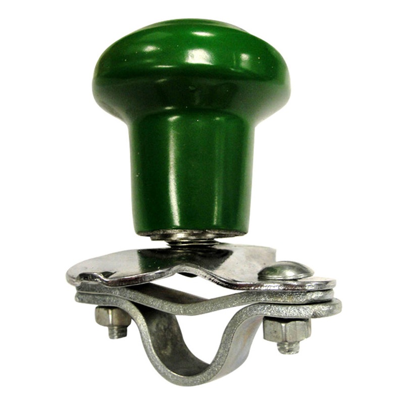 WSV121G Fits John Deere Tractor Universal Green Vinyl Steering Wheel Spinner Kno