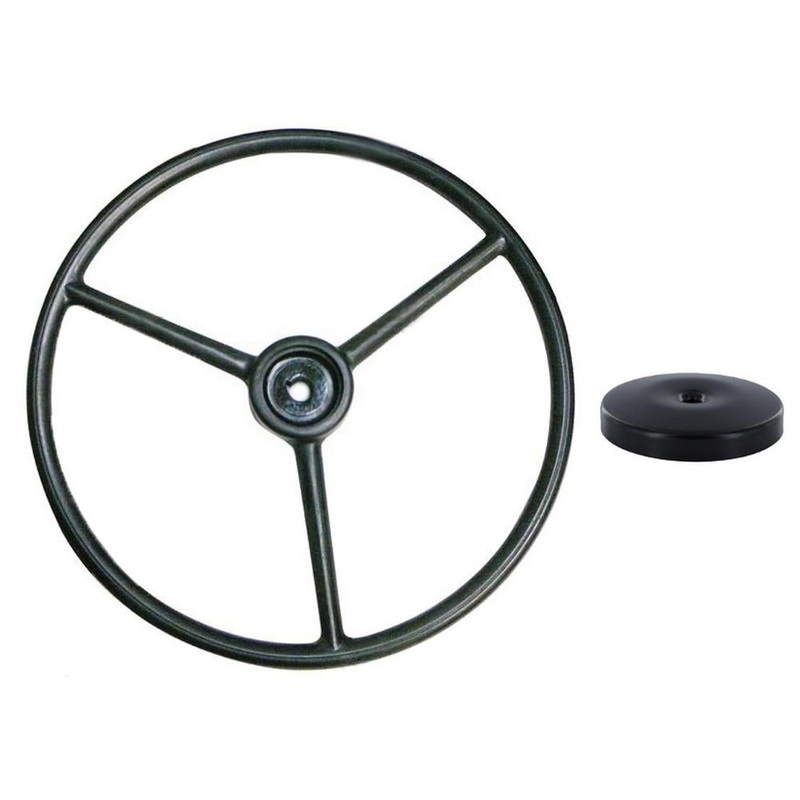 1B767C1 1E1082 Steering Wheel & Cap fits Oliver Tractor 70 550 Super 55 77 88