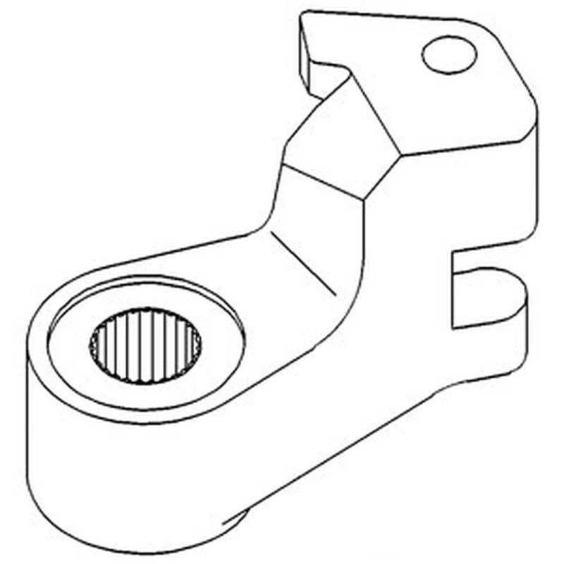 T77736 Steering Arm R/H 27 spline Fits John Deere 310 s/n 237998-, 310A, 310B s/