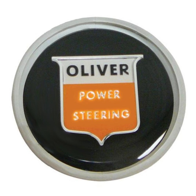 101432AA (1) Black Wheel Cap (Power Steering) Fits Oliver/White