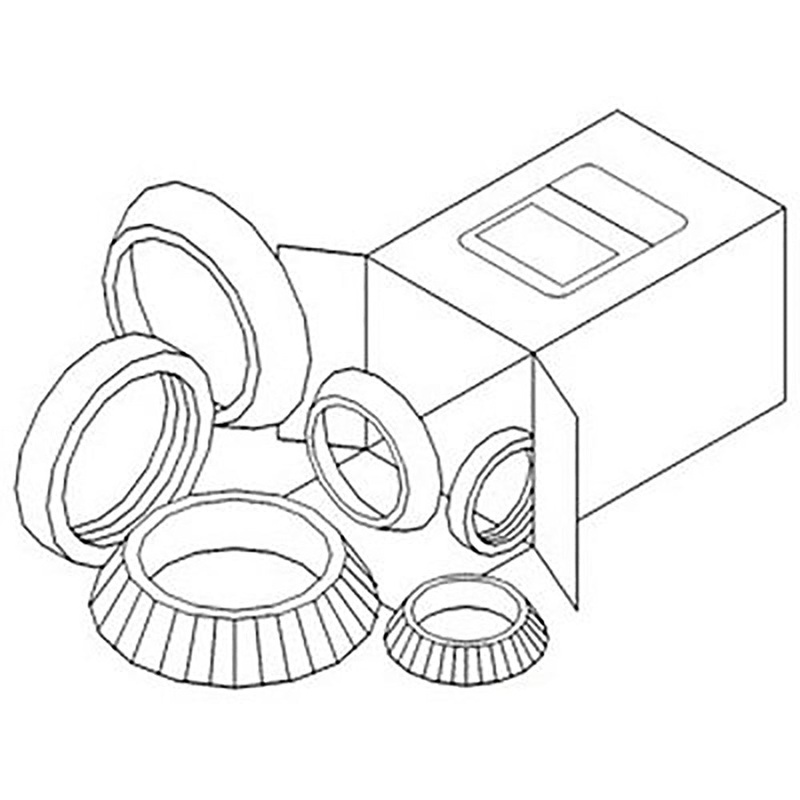 Wheel Bearing Kit Fits John Deere Tractor Models 2955 3055 4055 4440 WBK-Fits JD