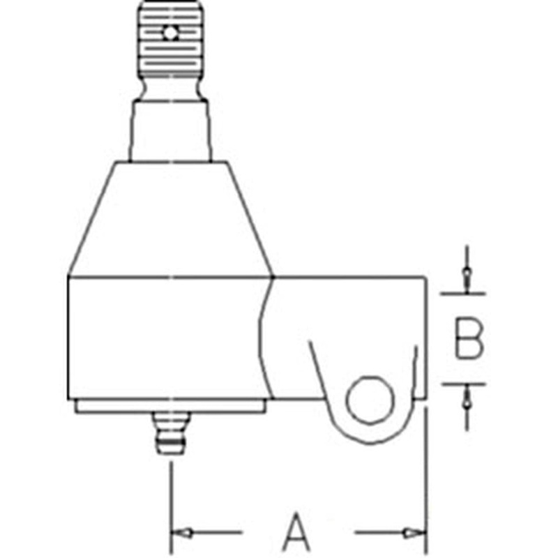 378817R91 Power Steering Cylinder End Fits Case IH Tractor H84